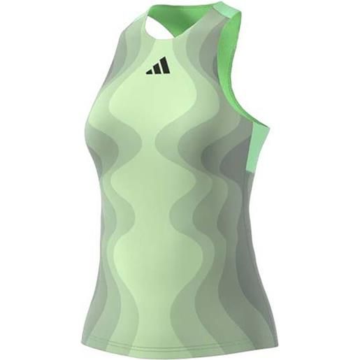 Adidas y-tank pro sleeveless t-shirt verde xs donna