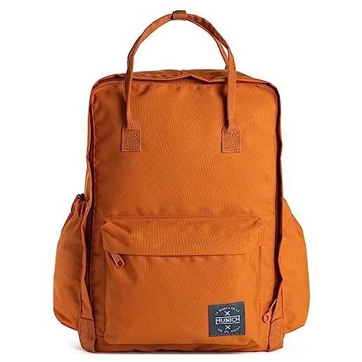 Munich backpack cour large dark orange, borse moda monaco unisex-adulto, arancione 094