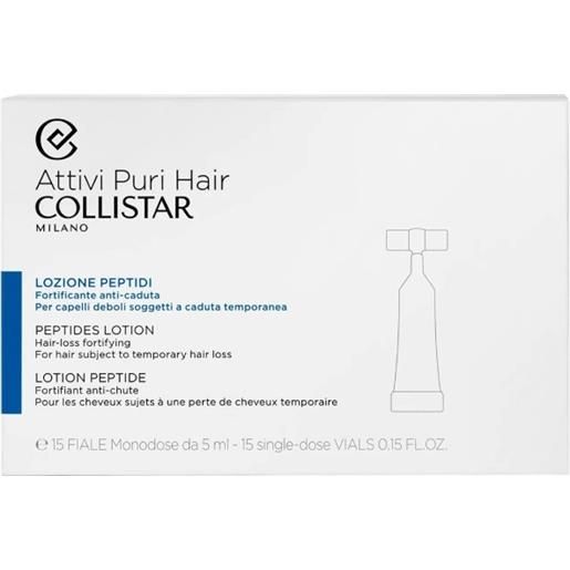 COLLISTAR attivi puri hair - lozione peptidi fortificante anti-caduta 15 fiale da 5 ml