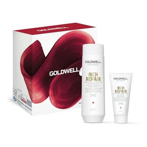 Goldwell dualsenses rich repair mini set - shampoo 100 ml + trattamento 50 ml
