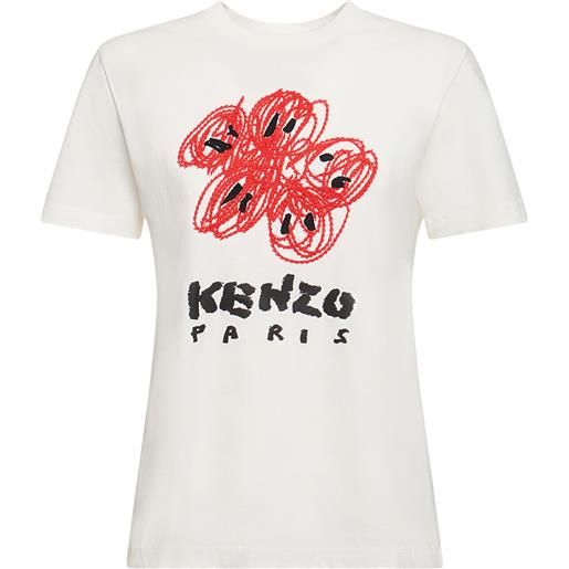 KENZO PARIS t-shirt in cotone con logo