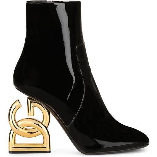 Dolce & Gabbana stivali dg - nero
