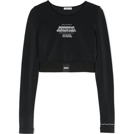 Dolce & Gabbana DGVIB3 t-shirt con applicazione - nero