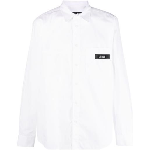 Versace Jeans Couture camicia con logo - bianco