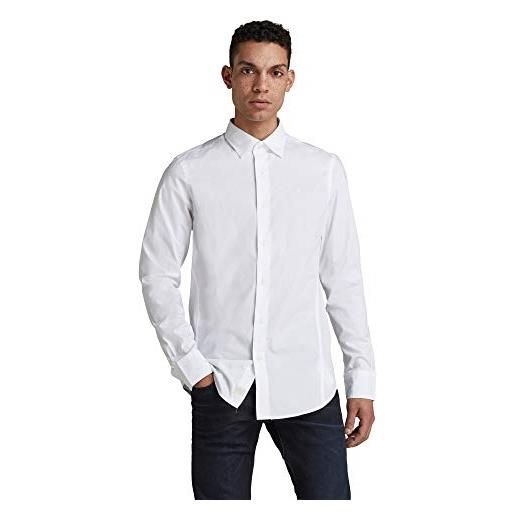 G-STAR RAW men's dressed super slim shirt, bianco (white d17026-c271-110), s