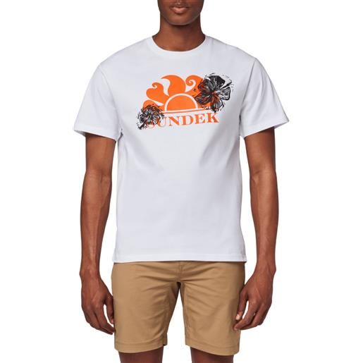 SUNDEK t-shirt capsule logo and waves mezze maniche uomo