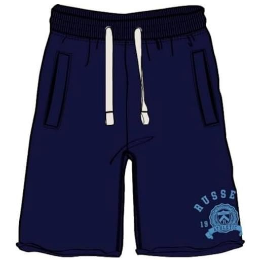 Russell Athletic a30601-ab1-134 alpha-seamless shorts uomo pantaloncini azure blue taglia xxl