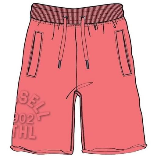 Russell Athletic a30611-pc-380 gamma-seamless shorts uomo pantaloncini sugar coral taglia m