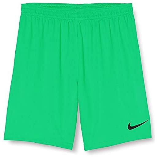 Nike y nk dry lge knit ii short nb, pantaloncini sportivi bambino, orange/black, m