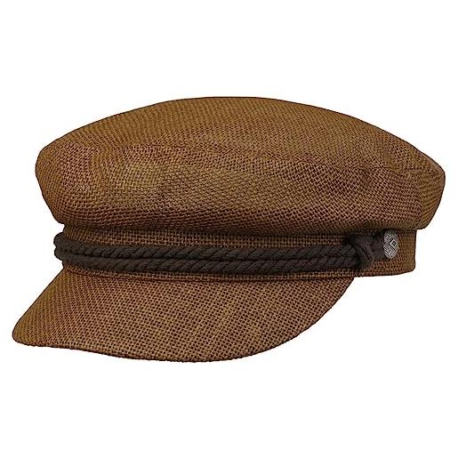 BRIXTON berretto marinaio fiddler lw x berretti con visiera cappello baker boy s (55-56 cm) - marrone
