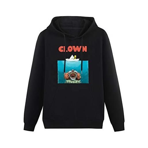 Mgdk long sleeve hooded sweatshirt proud pennywise the clown stephen king's it deep sea fear cotton cool cotton blend hoody