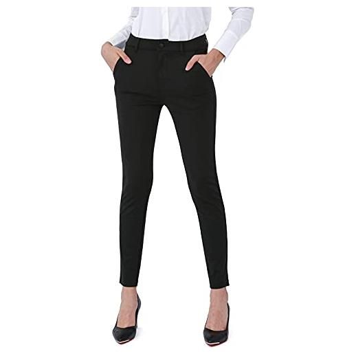 Bamans pantaloni eleganti da donna elastico slim tuta pants per casual ufficio