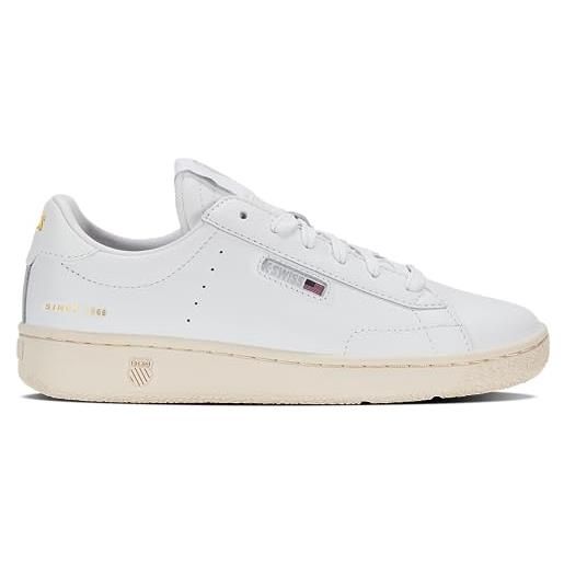K-Swiss slammklub cc, scarpe da ginnastica donna, wht wht vintage, 39 eu