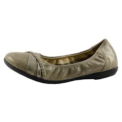 Marc Shoes janine, ballerine donna, grigio (goat suede silver 00833), 36 eu