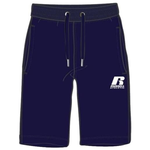 Russell Athletic a00461-vk-091 r shorts uomo pantaloncini new grey marl taglia xxl