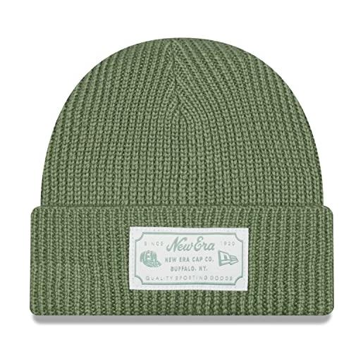 New Era berretto invernale con polsino corto - bratch patch jade, verde kelly, etichettalia unica
