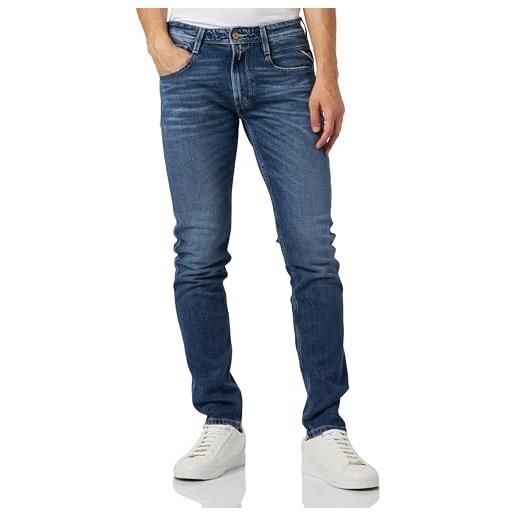 REPLAY m914y anbass comfort jeans, dark blue 007, 27w / 30l uomo