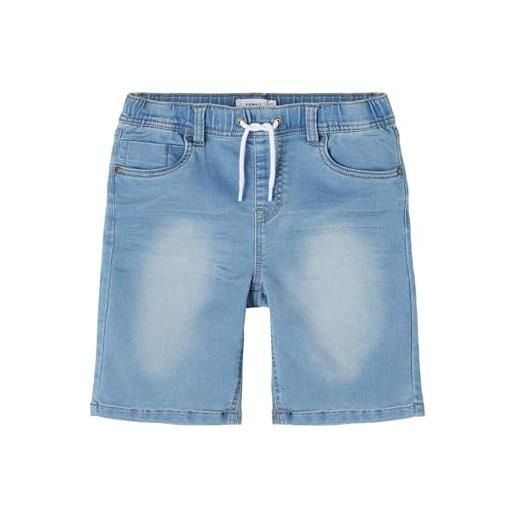 Name it nkmryan jogger dnm l shorts 6300-th noos, pantaloncini bambini e ragazzi, blu (light blue denim), 146