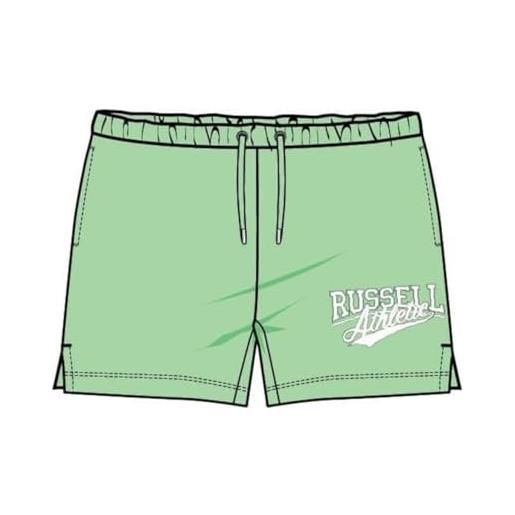 Russell Athletic a31641-p11-226 roselind-shorts donna pantaloncini pistachio green taglia m