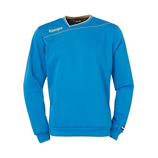 Kempa - maglia sportiva, blu (Kempa blau/gold), xxs