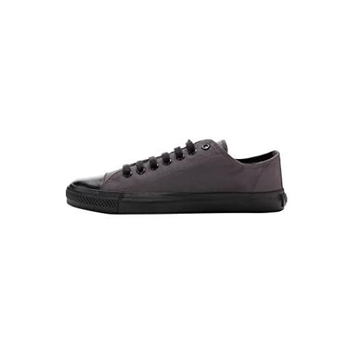 Ethletic sneaker in tela, scarpe da ginnastica unisex-adulto, human rights olive jet black, 39 eu
