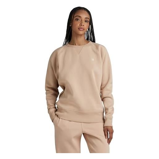 G-STAR RAW premium core 2.0 sweater donna, beige (moonlight d21253-c235-g287), xs