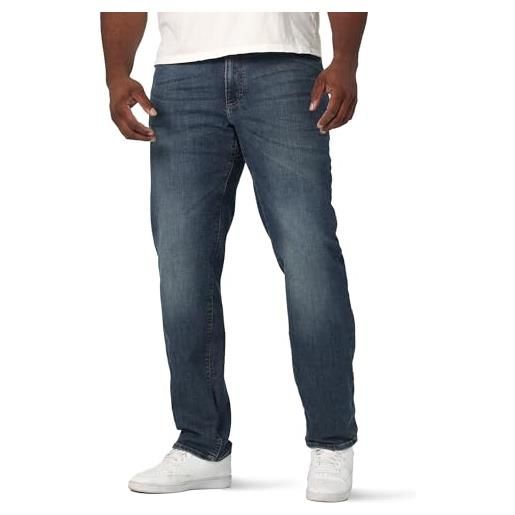 Lee modern series extreme motion relaxed fit jean jeans, maddox, 46w x 29l uomo