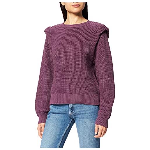 NA-KD open back knitted sweater maglione, nero, 2xl donna