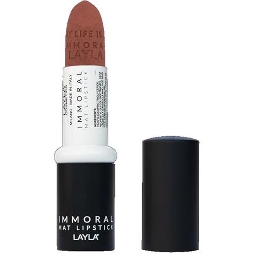 LAYLA COSMETICS Srl layla rossetto immoral mat lipstick n. 4 insane __+1coupon__