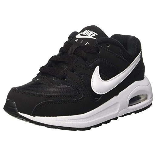 Nike air max command flex (ps), scarpe da ginnastica bambino, nero (blackwhitewhite 011), 31 eu