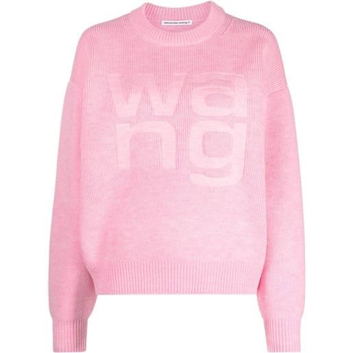 Alexander Wang felpa girocollo - rosa