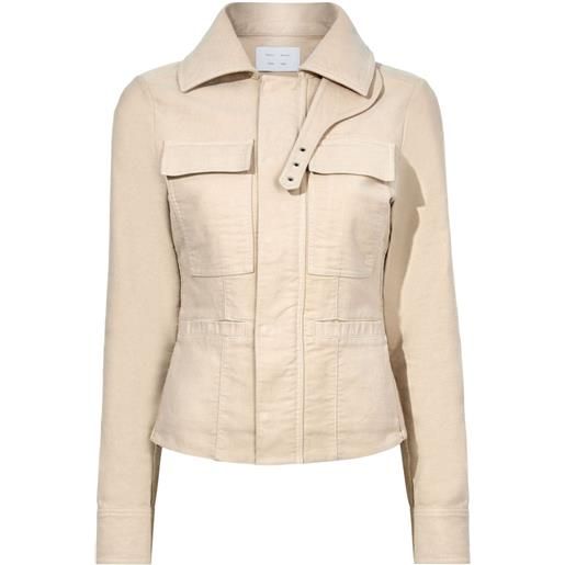 Proenza Schouler White Label giacca in stile militare - toni neutri