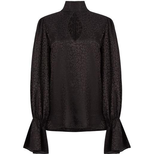 Nina Ricci blusa con stampa - nero