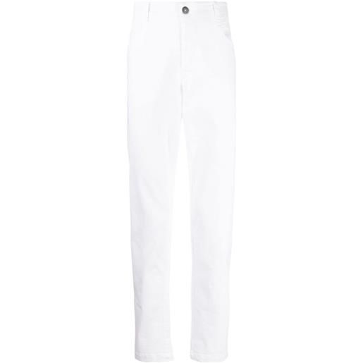 Transit pantaloni affusolati con applicazione - bianco