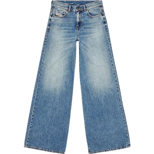 Diesel jeans svasati a vita bassa d-akemi 1978 - blu