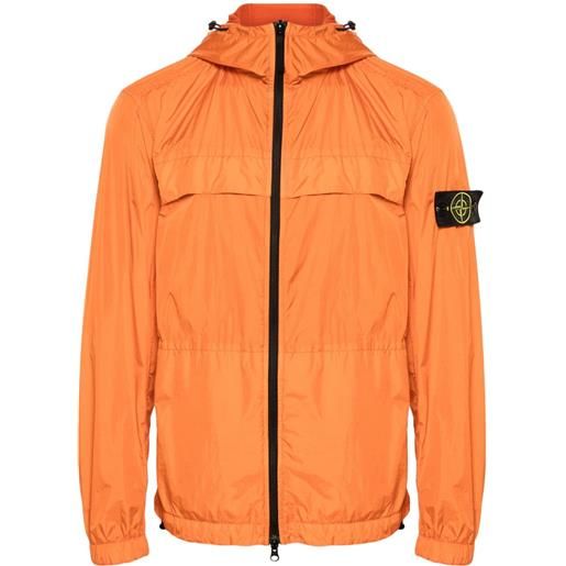 Stone Island giacca con cappuccio reps r-ny - arancione