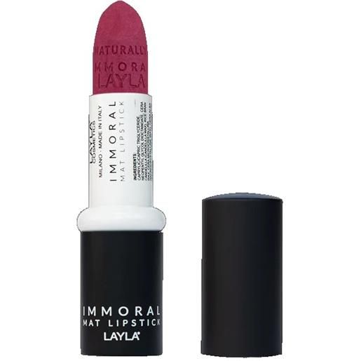 LAYLA COSMETICS Srl layla rossetto immoral mat lipstick n. 21 addicted __+1coupon__
