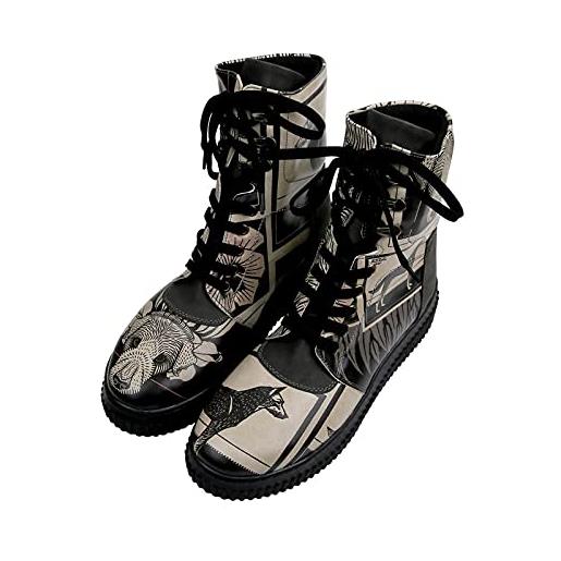 DOGO future boots, stivale a metà polpaccio donna, multicolore, 39 eu
