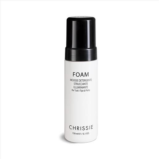 Chrissie Cosmetics chrissie foam mousse detergente struccante illuminante, 150ml