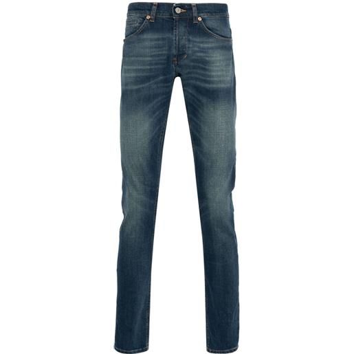 DONDUP jeans george con stampa - blu