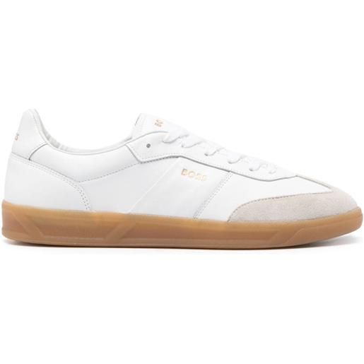 BOSS sneakers con logo goffrato - bianco