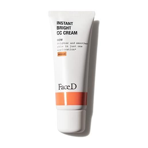 FaceD face d - cc cream, crema corretrice del colore con acido ialuronico e spf 20, medium, 40 ml. 