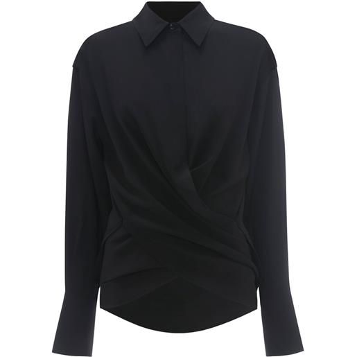 Victoria Beckham blusa a portafoglio - nero