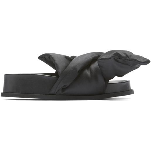 Nº21 sandali con fiocco - nero