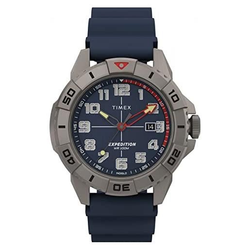 Timex orologio analogico al quarzo uomo con cinturino in silicone tw2v40800