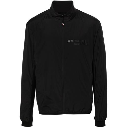 Moncler Grenoble giacca doron con applicazione - nero