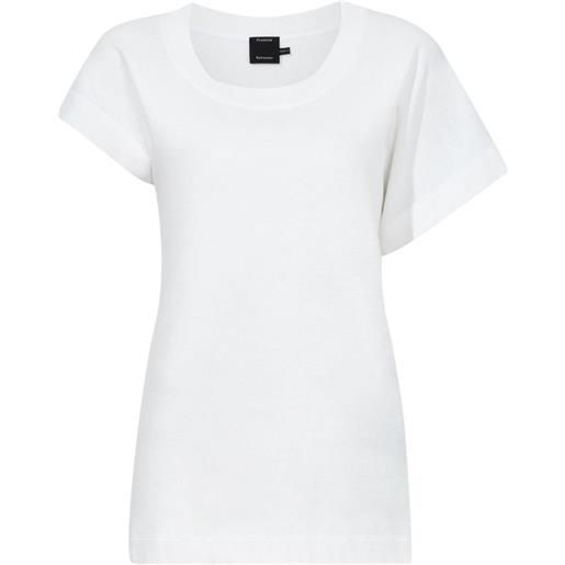 Proenza Schouler t-shirt asimmetrica - bianco