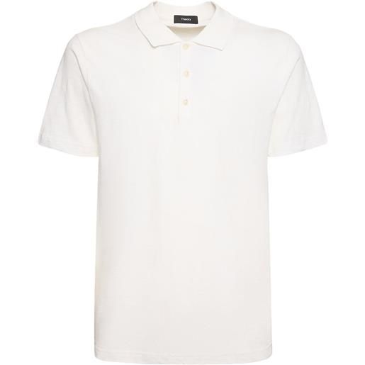 THEORY polo in cotone