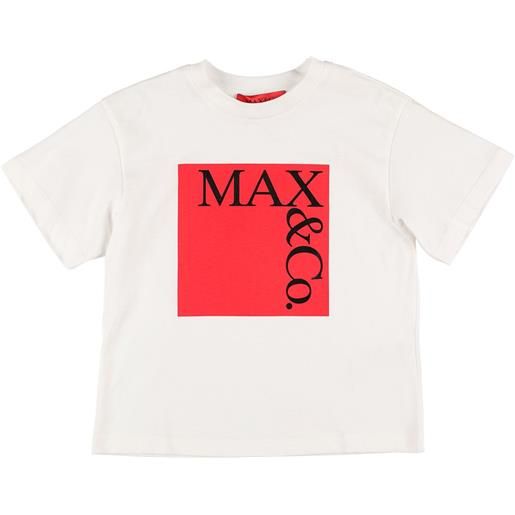 MAX&CO t-shirt in jersey di cotone con stampa