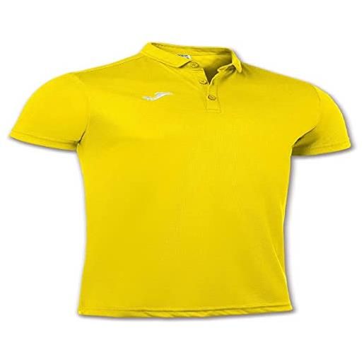 Joma 100437.900.3xs polo a manica corta, hobby, ragazzi, giallo, 3xs